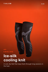 Ice-silk cooling knit